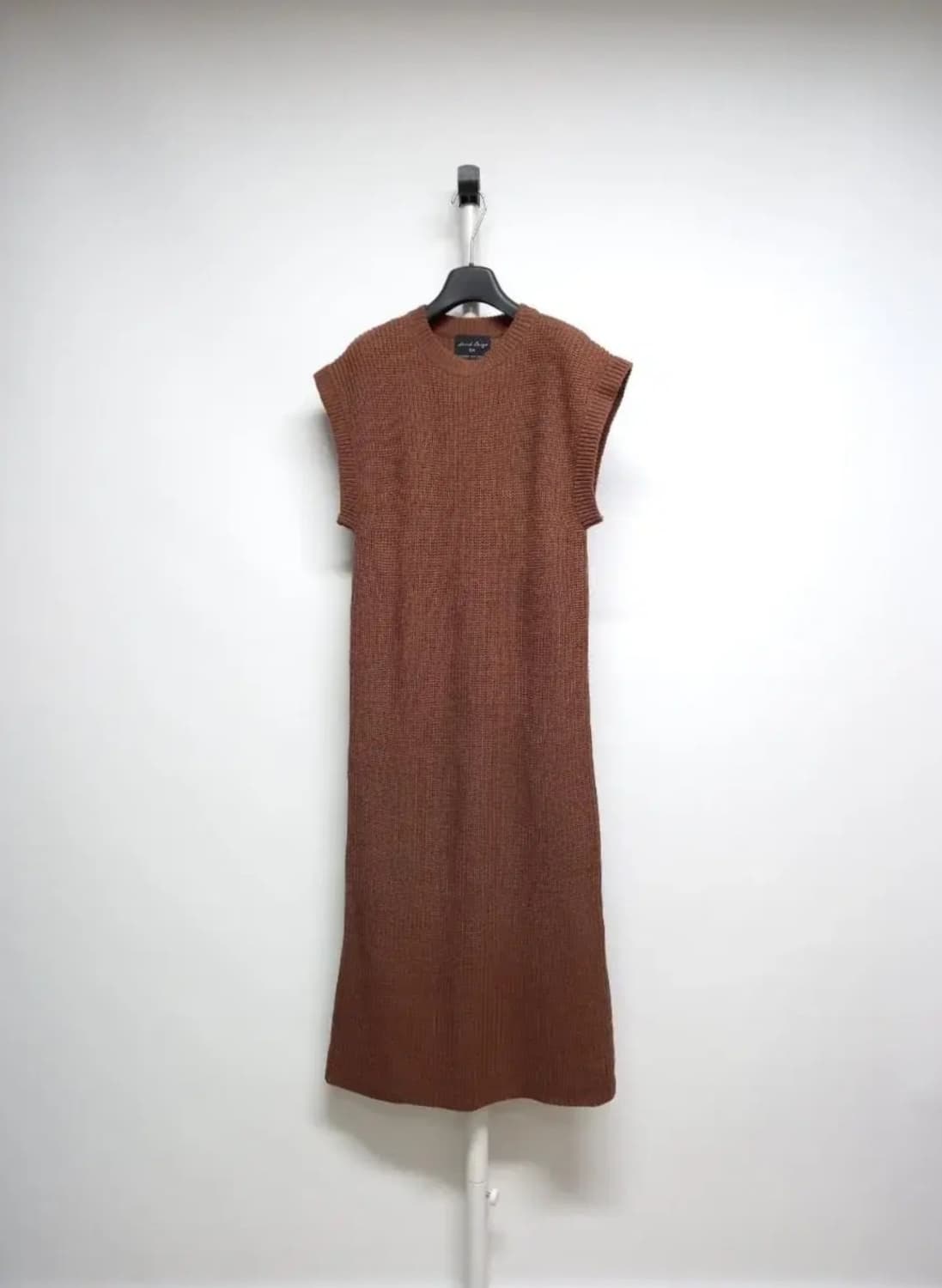 새 샌드베이지 맥시 니트 원피스 F 33-66 상품이미지1