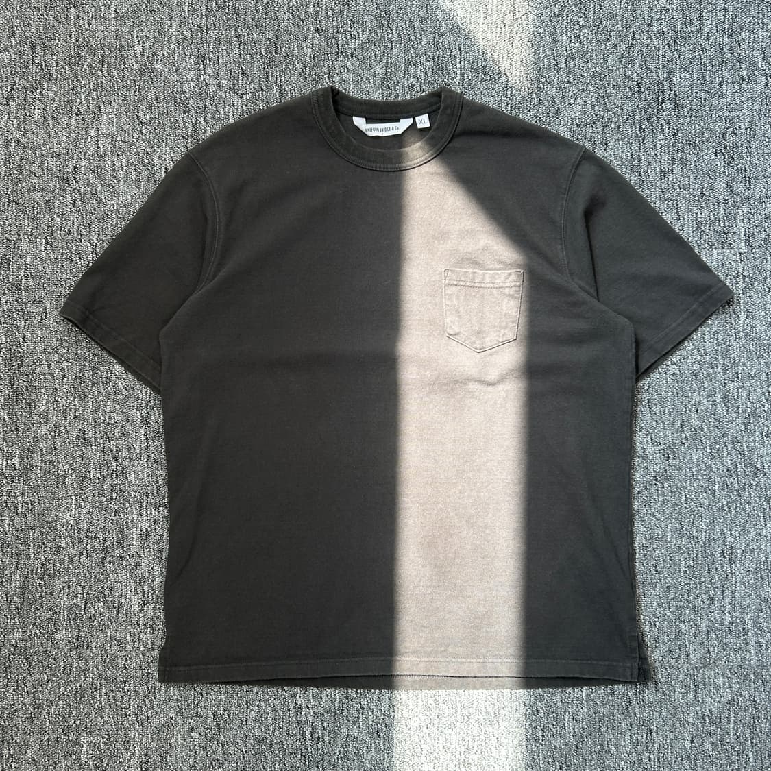 유니폼 브릿지 헤비웨이트 블랙 반팔티셔츠 상품이미지1