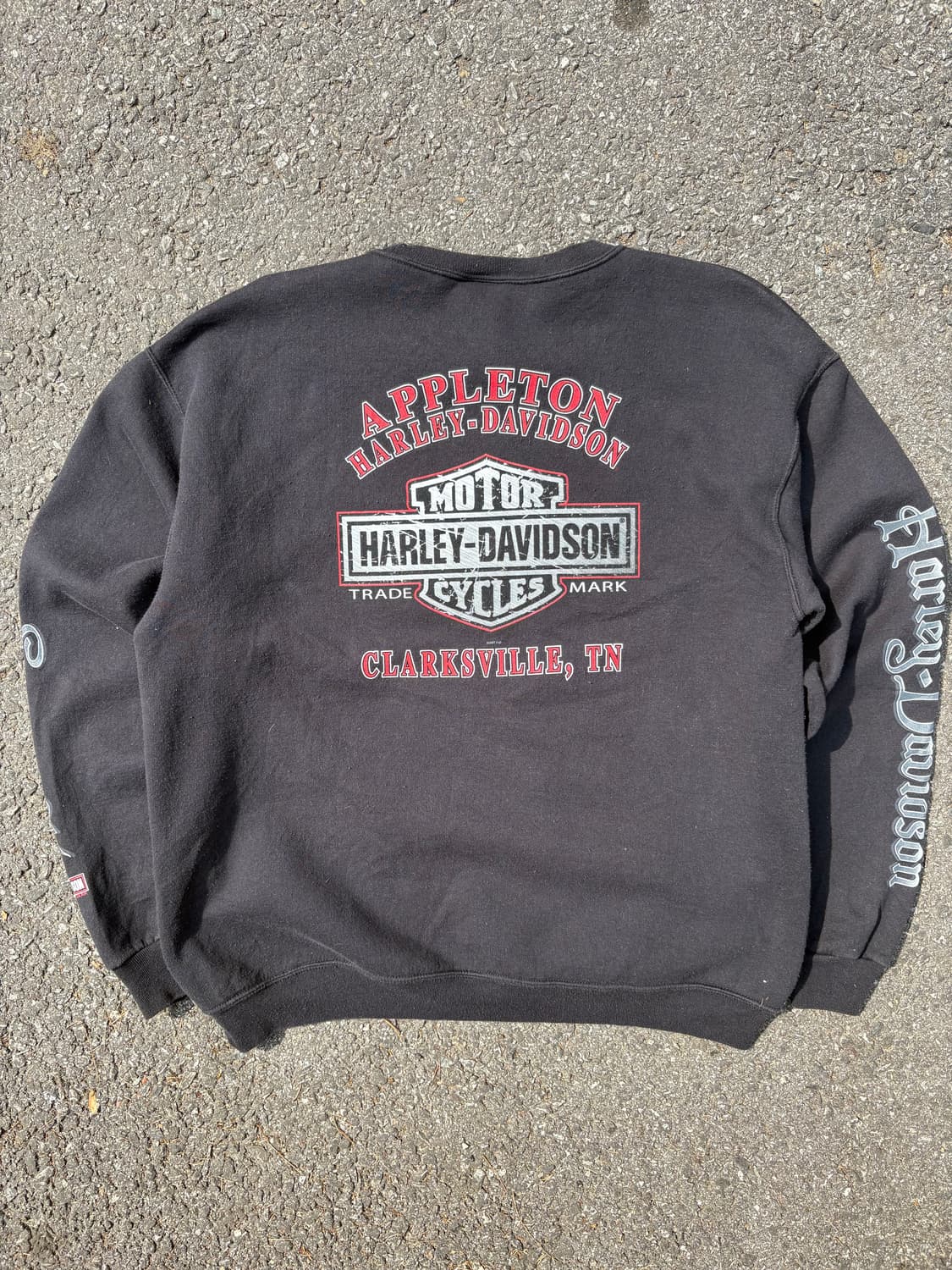 00s 할리데이비슨 핀업걸 맨투맨 B218 상품이미지9