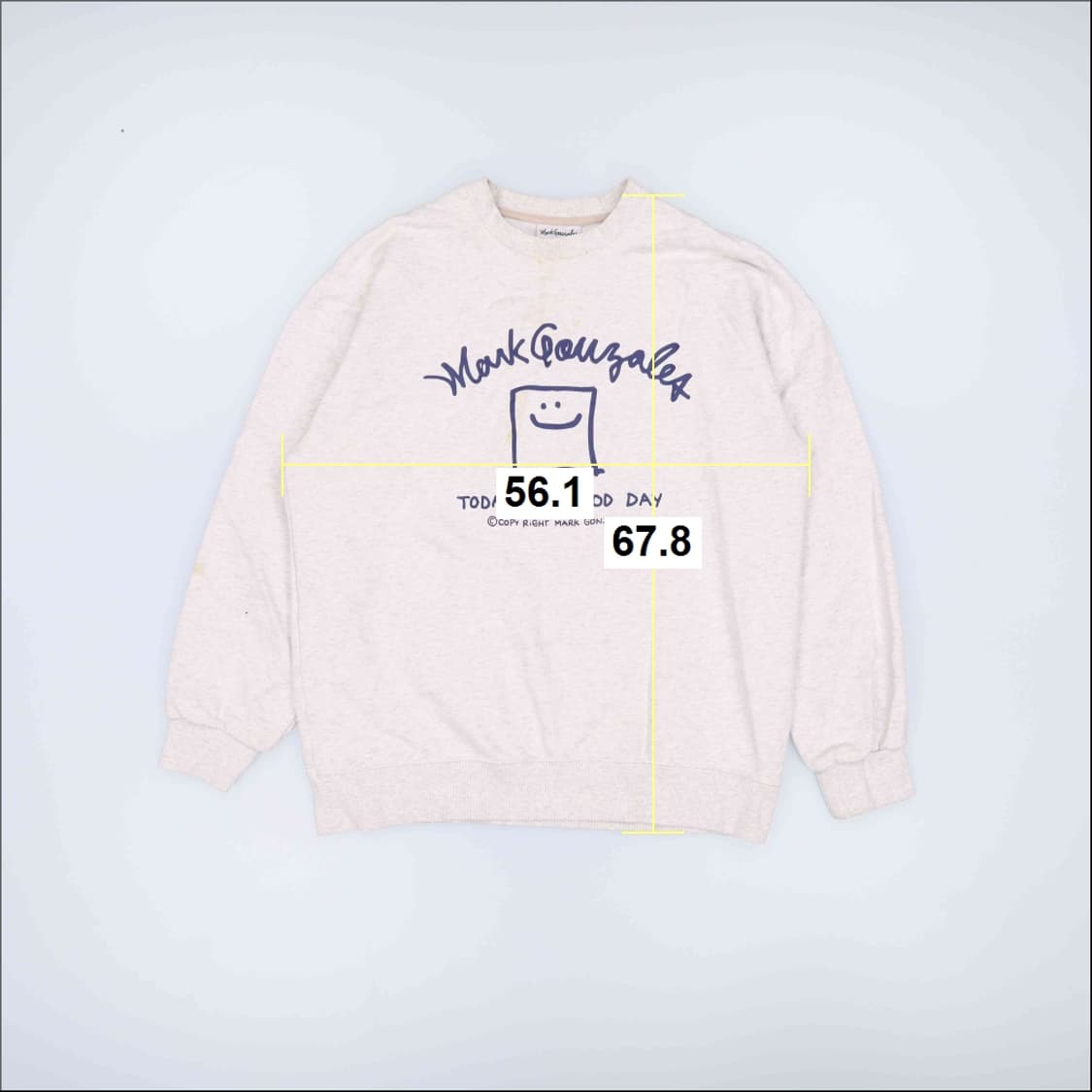[M] 마크곤잘레스 프린팅 로고 맨투맨 스웻셔츠 0108J 상품이미지10
