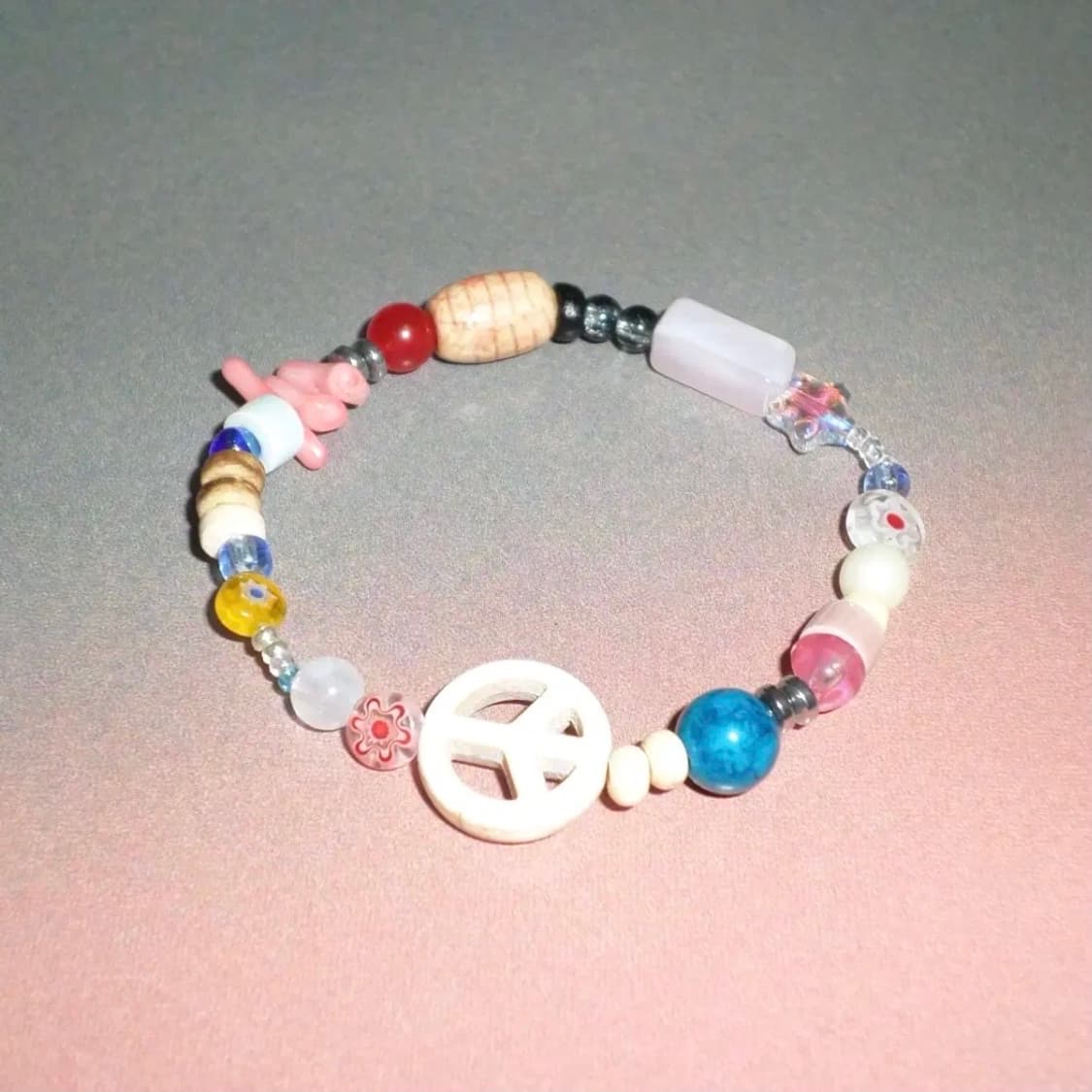 빈티지 원석•비즈 팔찌 상품이미지1