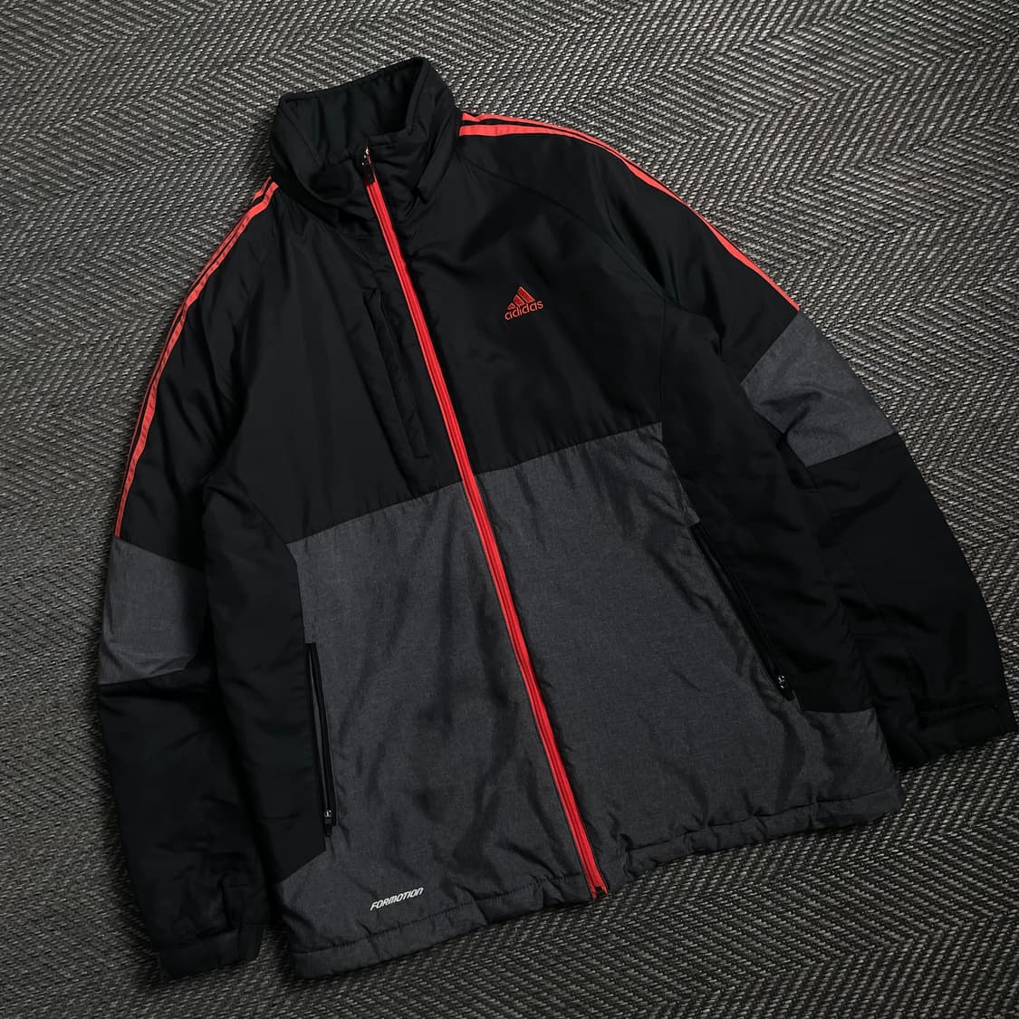 00s 아디다스 올드스쿨 포모션 배색 패디드 점퍼 y 4768 상품이미지1