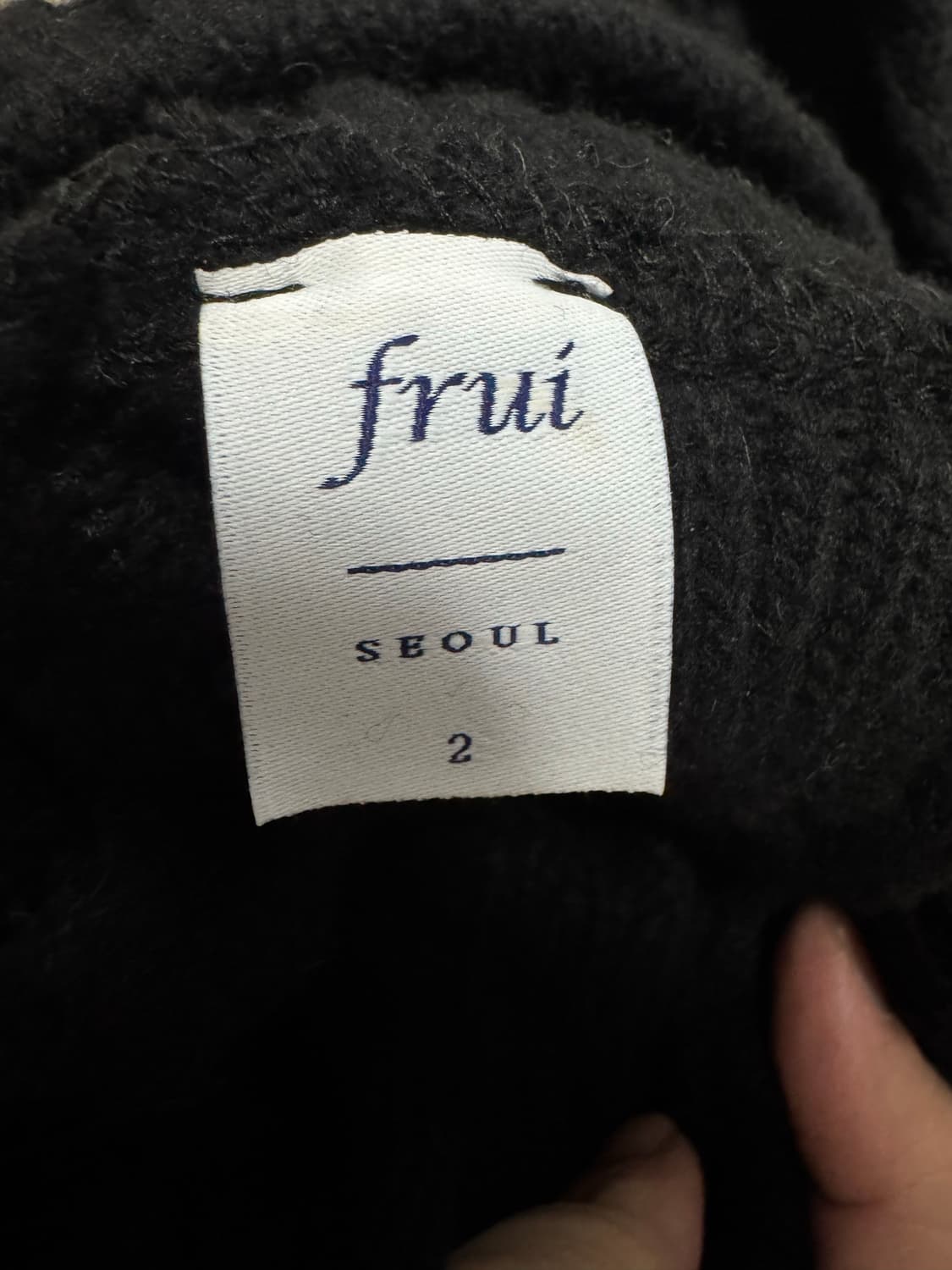 프루이 / 벌키 케이블 터틀넥 / 블랙 2 ( 100 ) 상품이미지5