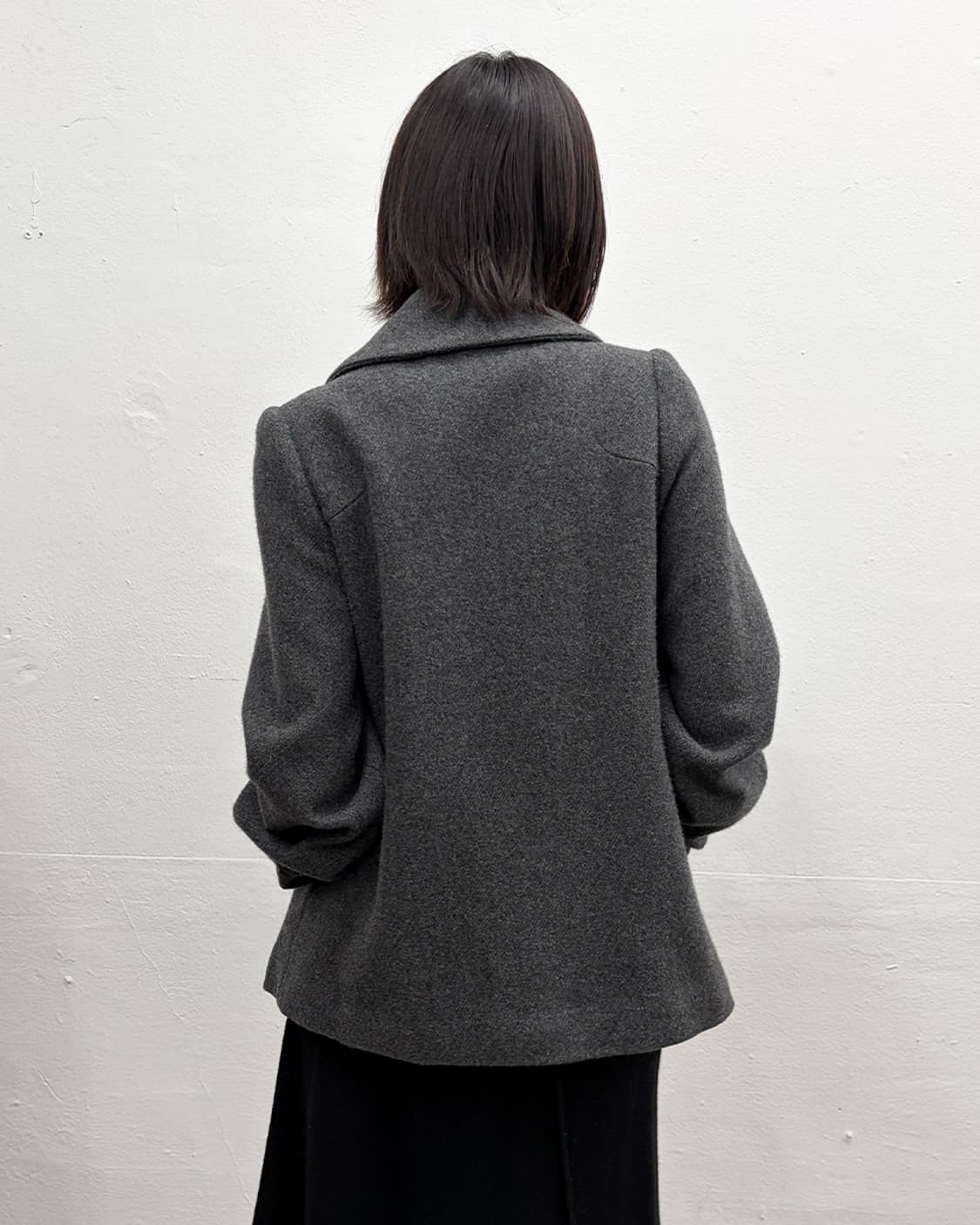 츠모리 치사토 퍼프 디테일 더블 자켓 상품이미지2