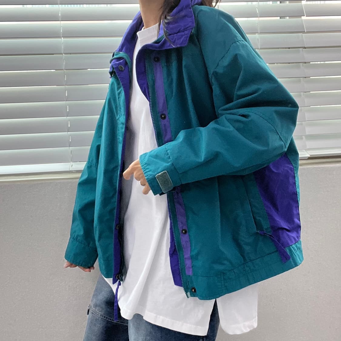 (WOMEN L)90'S 콜롬비아 바람막이-M857 상품이미지9