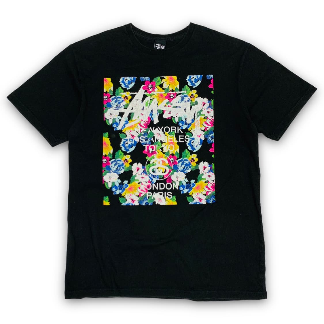 스투시 플라워 월드투어 반팔 티셔츠 상품이미지1