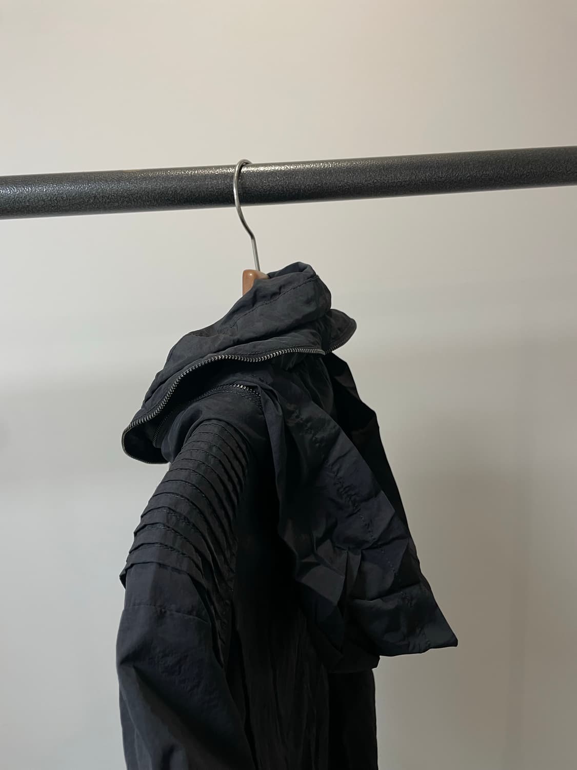 (105) 웰스프링 히든 후드 락시크 블루종 자켓 상품이미지4