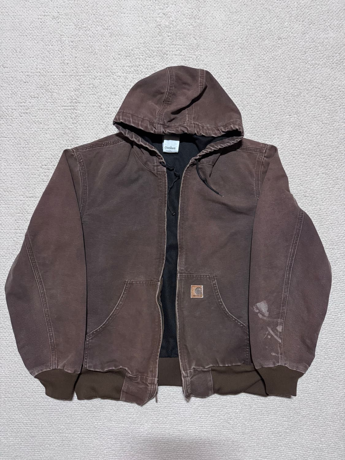 00s 칼하트 J208 브라운 덕 후드 액티브 자켓 M 상품이미지1