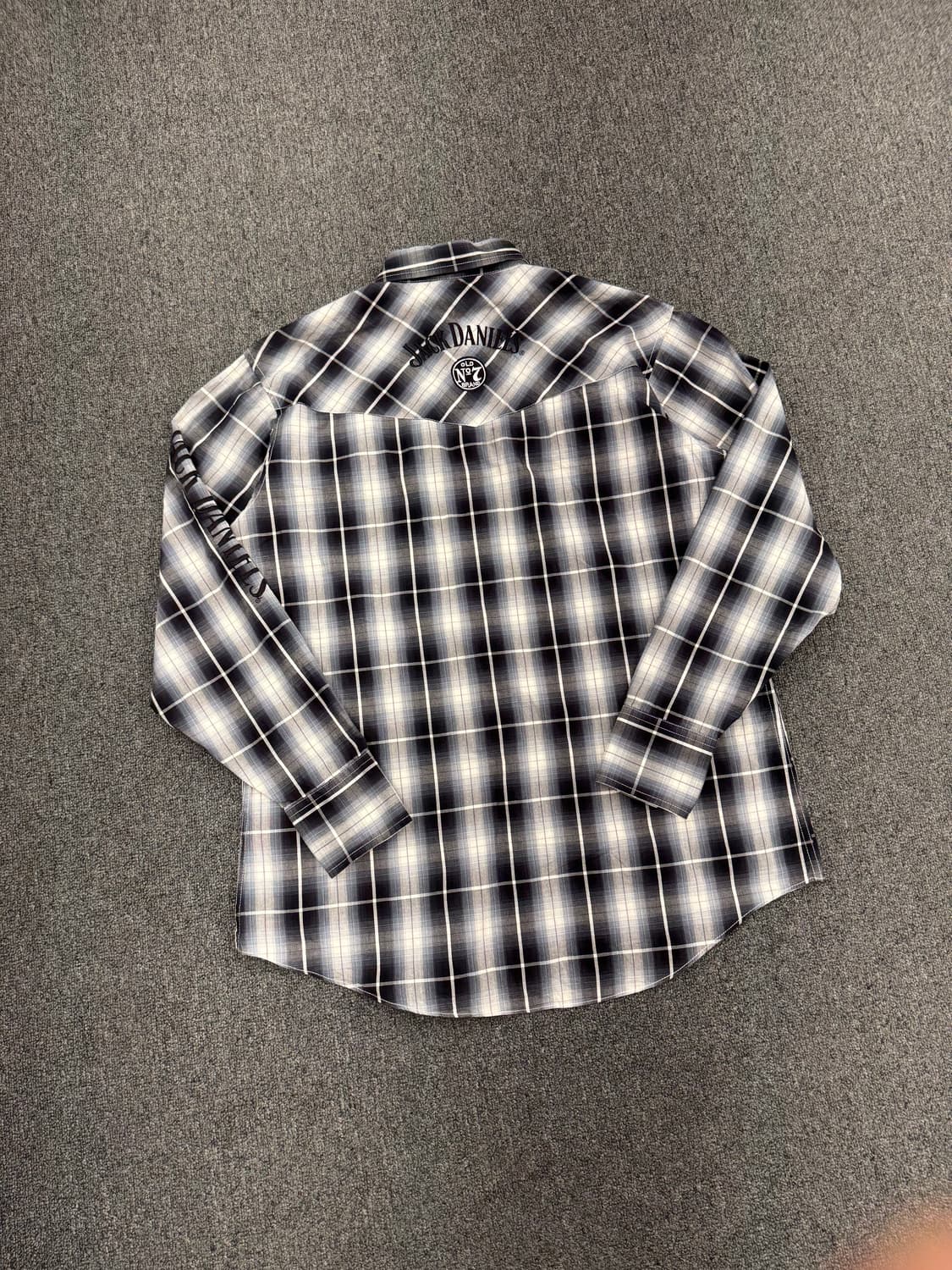 L)Jack Danils 빈티지 자수 체크 긴팔셔츠 상품이미지5