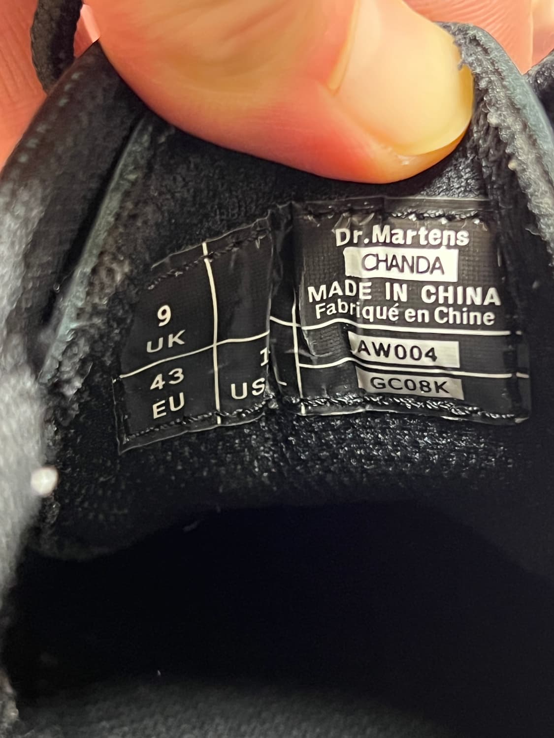 [43] 닥터마틴 찬다 CHANDA 블랙 3홀 더비 슈즈 상품이미지7