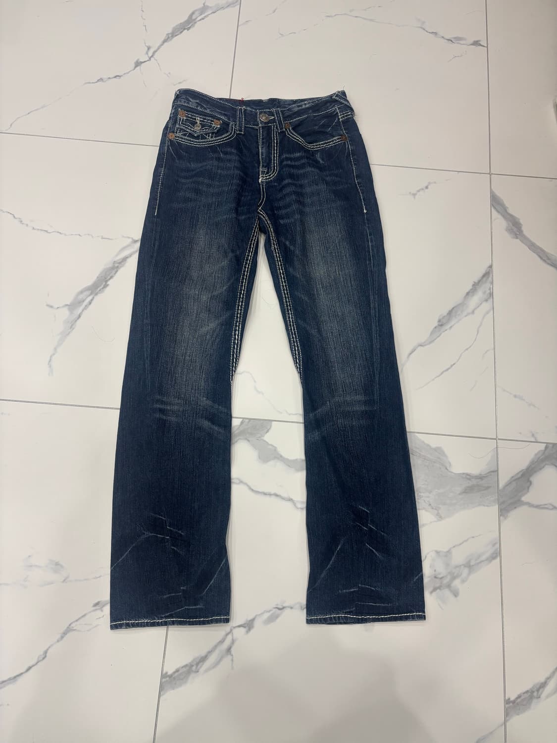 트루릴리젼 빅티 스파이럴 스티치 데님 상품이미지2