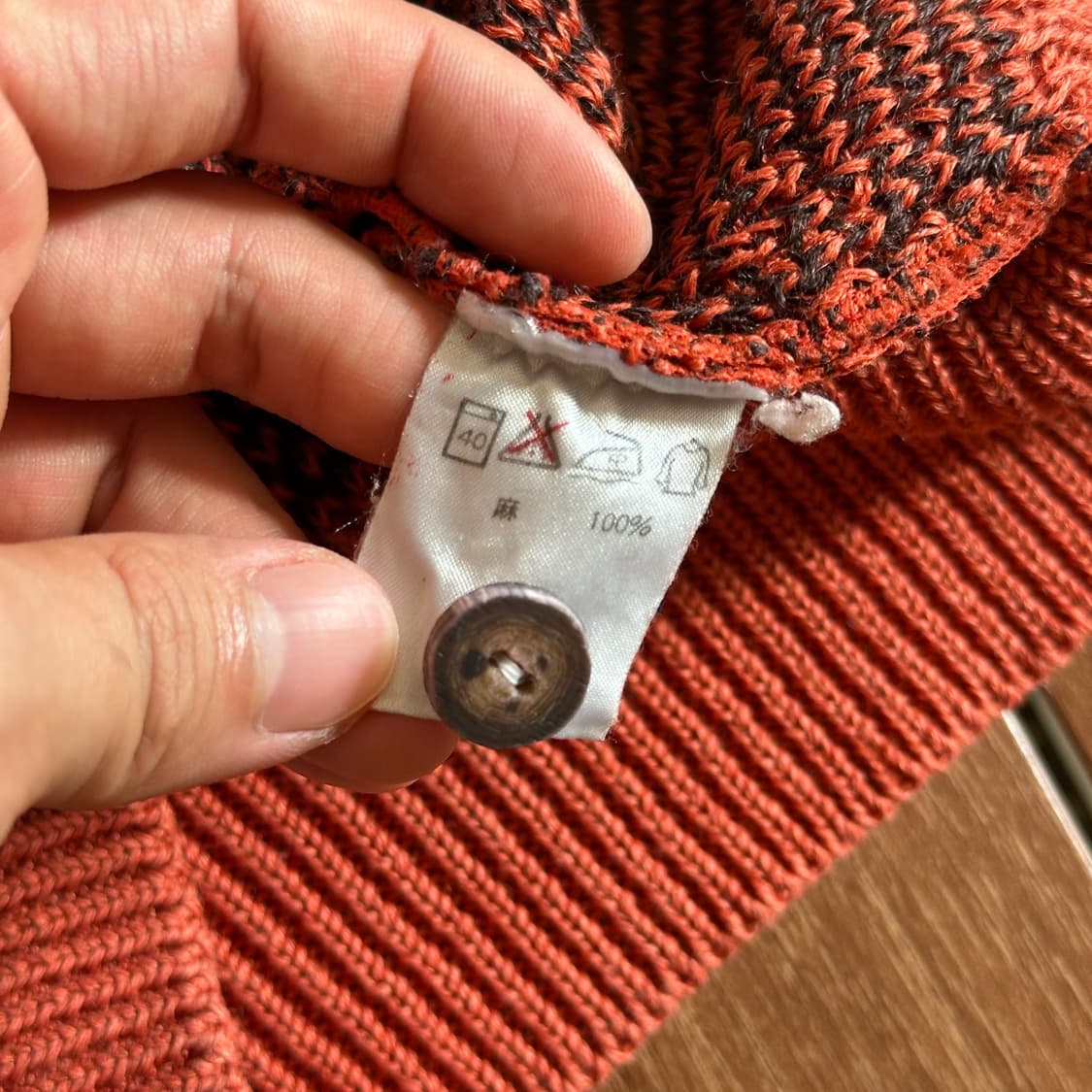 Cassini Uomo linen collar 1/2 knit 상품이미지8