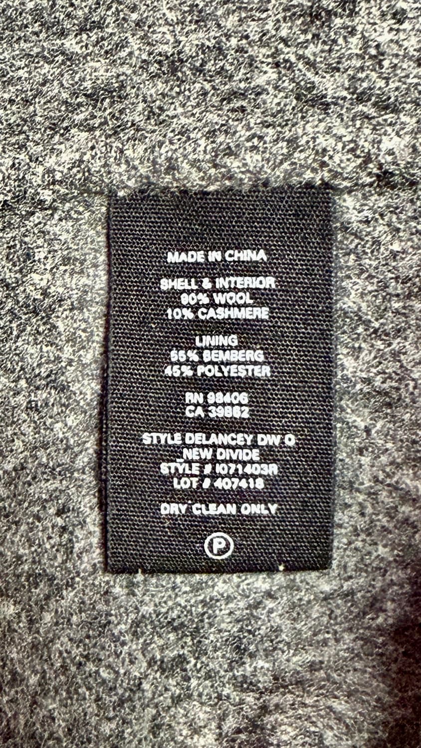 띠어리 들랭시 디바이스 울 캐시미어 코트 / 네이비 / L 상품이미지6