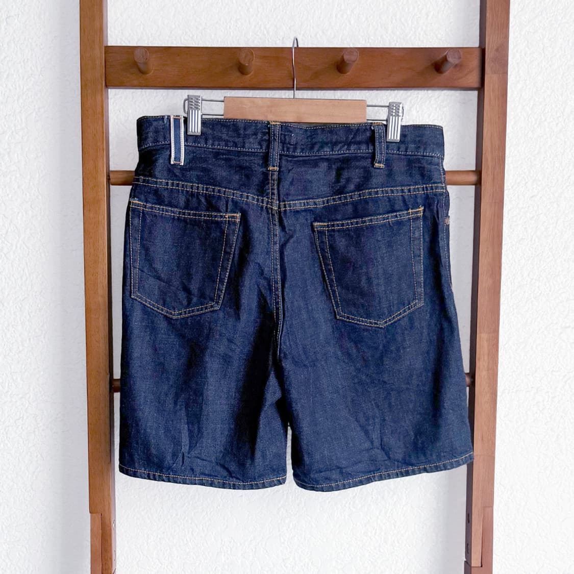 [EARTH MUSIC & ECOLOGY] 딥인디고 데님 하프팬츠 상품이미지8