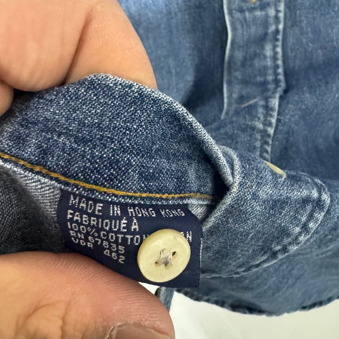 폴로 포니 데님 패치 셔츠 상품이미지4