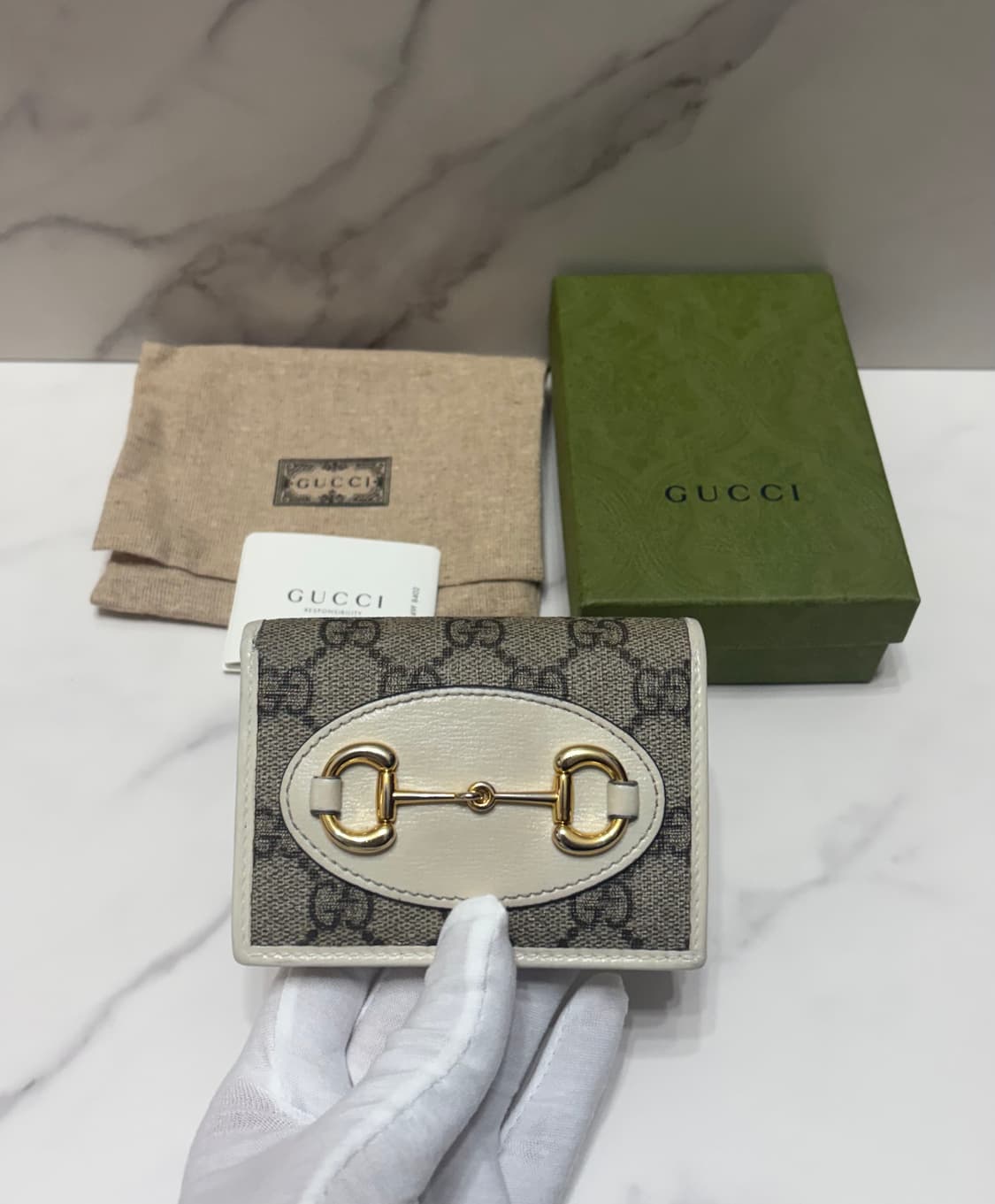 [정품] 구찌 홀스빗 1955 카드지갑 상품이미지1