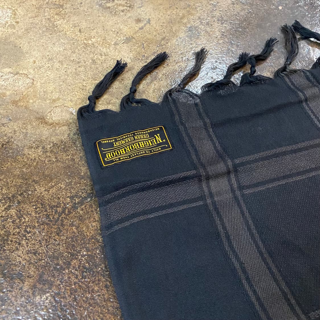 Neighborhood 평화패턴 블랙 스카프 상품이미지3