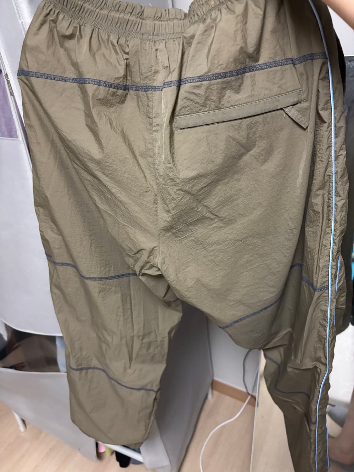 스컬프터 트랙팬츠 Check Varsity Track Pants 상품이미지2