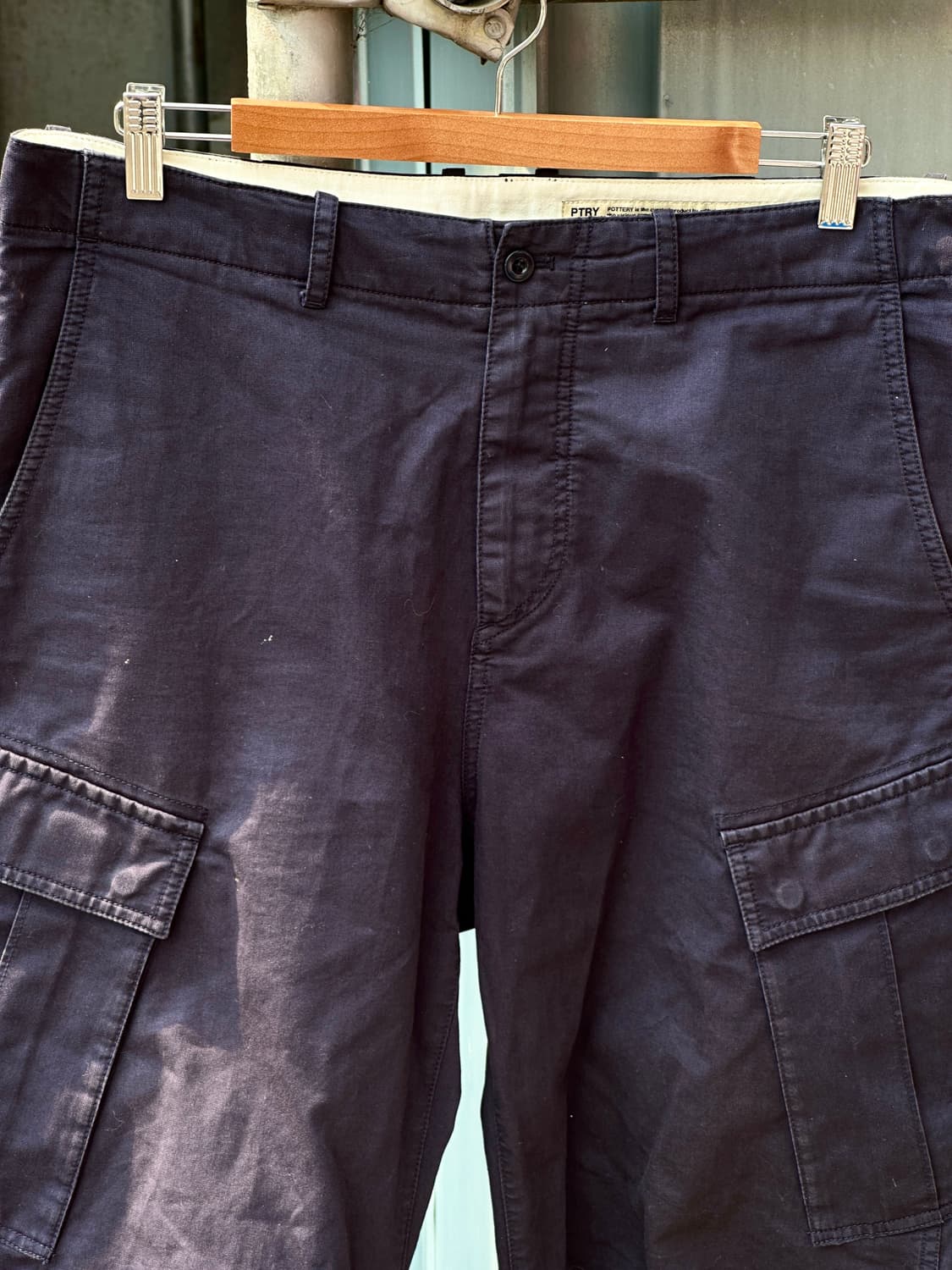 포터리 POTTERY 카고팬츠 네이비 M65 워시드 코튼 4사이즈 상품이미지2
