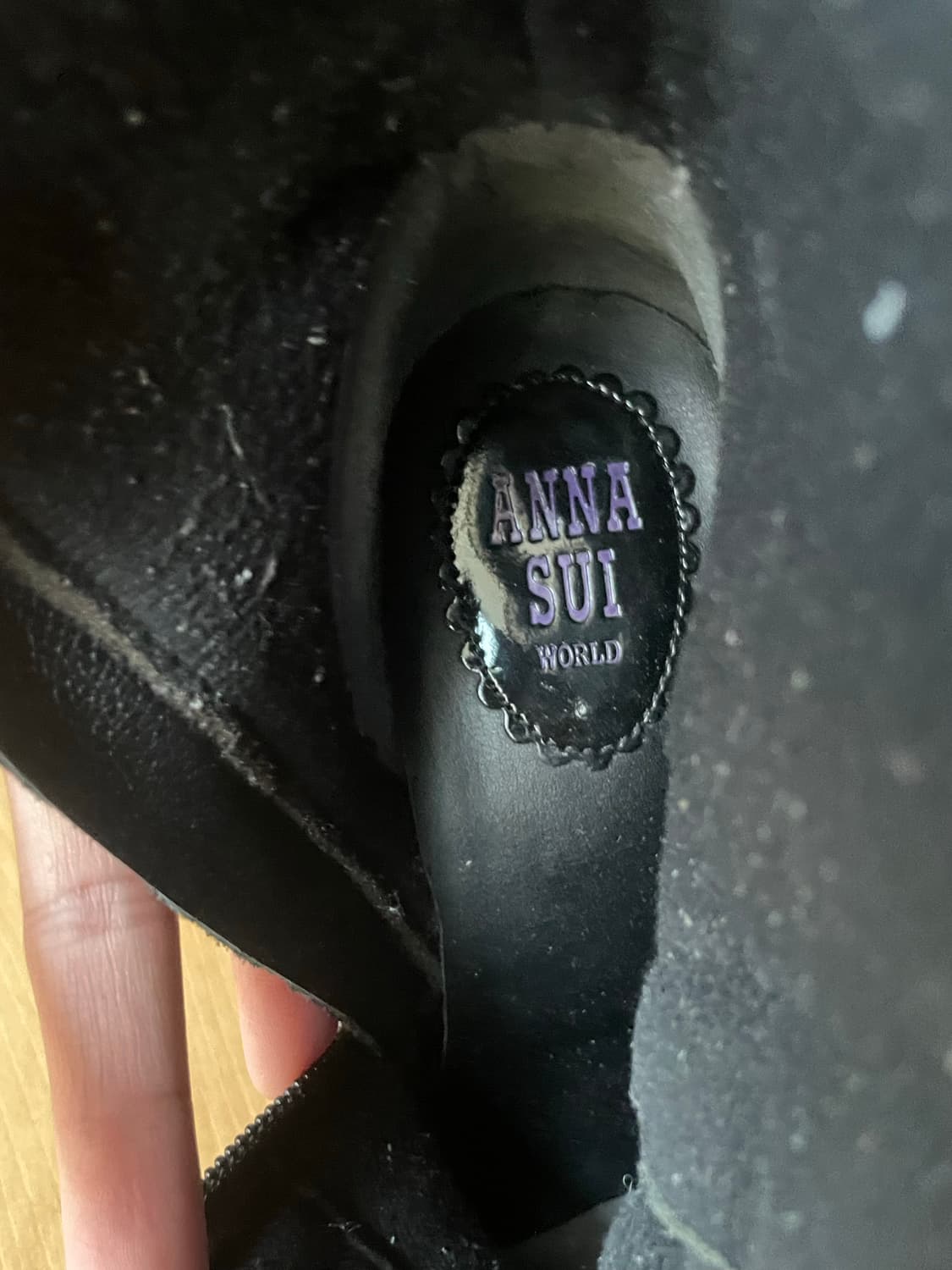 안나수이 나비 멀티버클 레더 부츠 상품이미지5