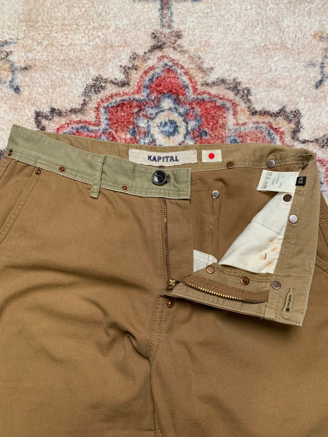 캐피탈 부츠컷 카메라 밀리터리 포켓 팬츠 상품이미지4