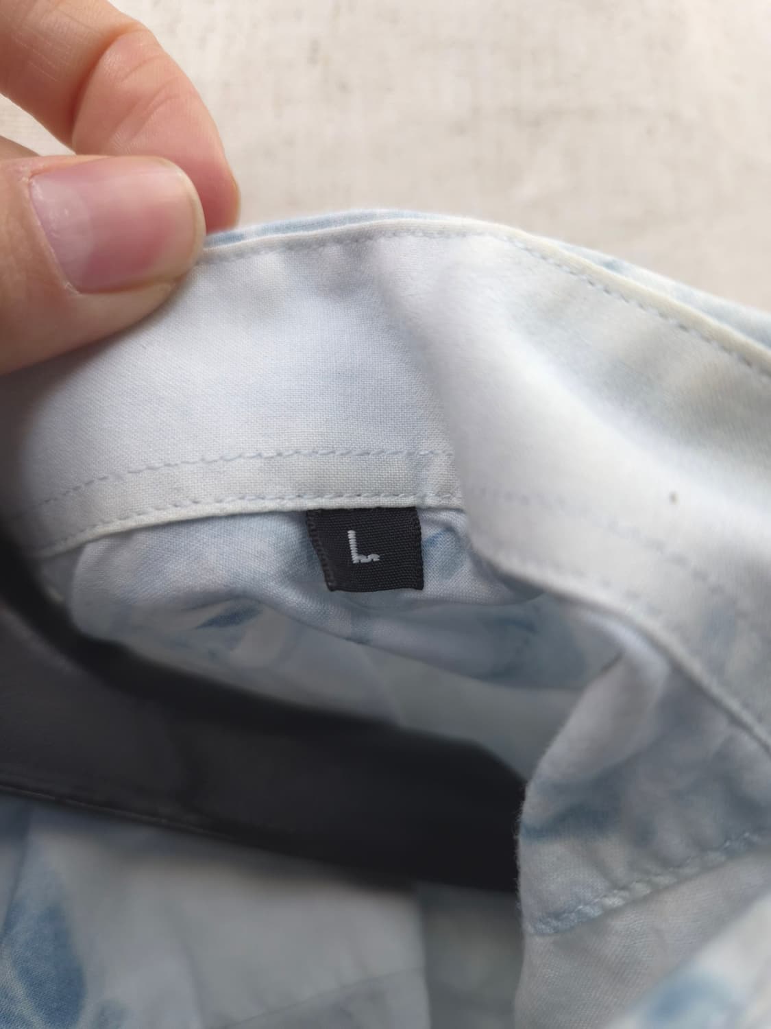 폴 스미스 남성 하늘색 꽃무늬 셔츠 L 상품이미지3