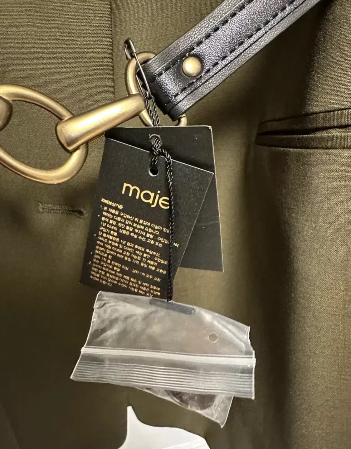 마쥬 카키 자켓(55정도)(택있음) 상품이미지4