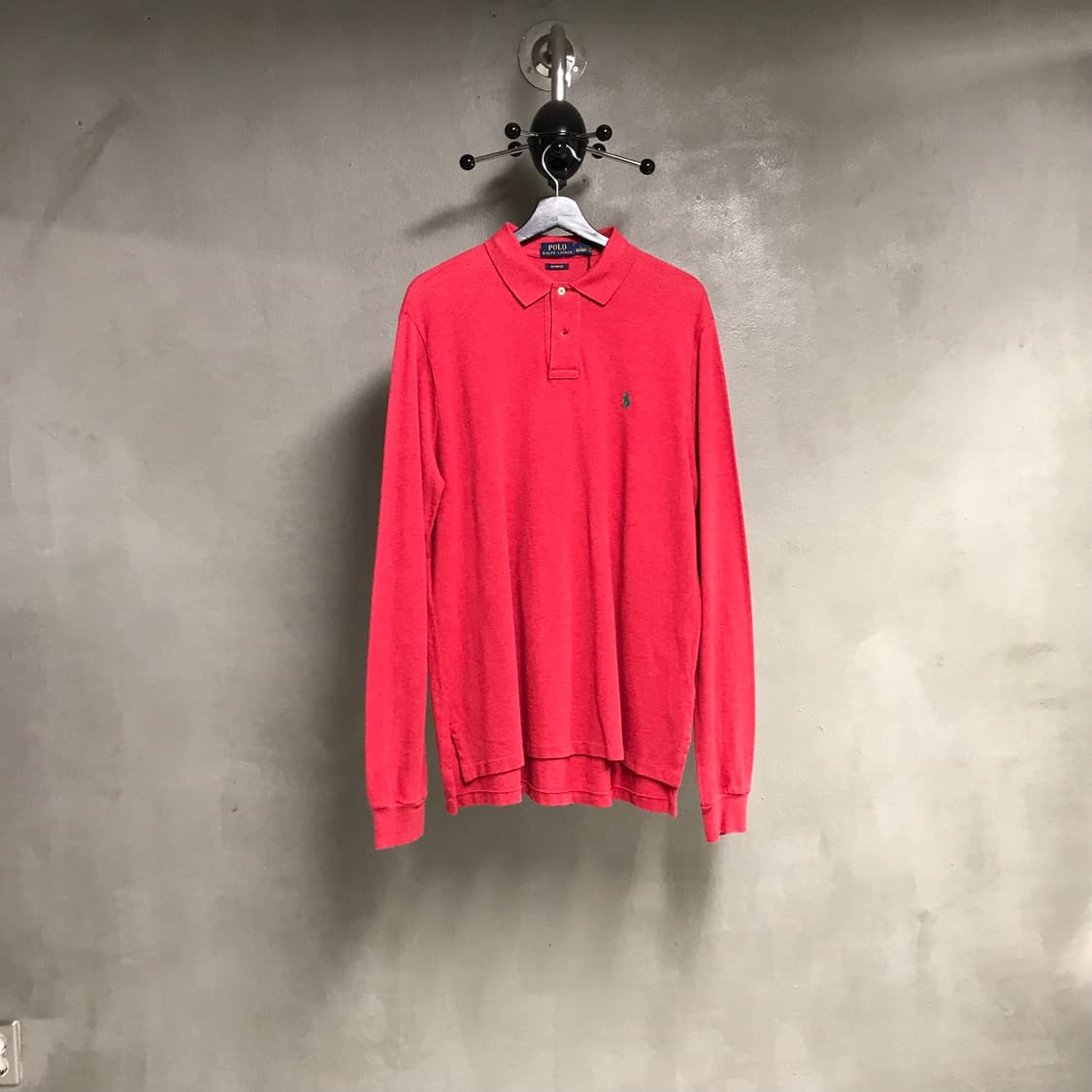폴로 랄프로렌 PK 긴팔 카라티 레드 L 상품이미지1
