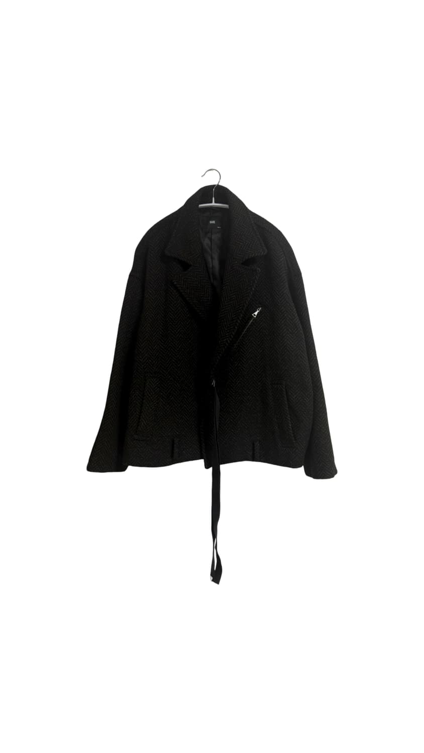 하레 트위드 벨티드 자켓 상품이미지1