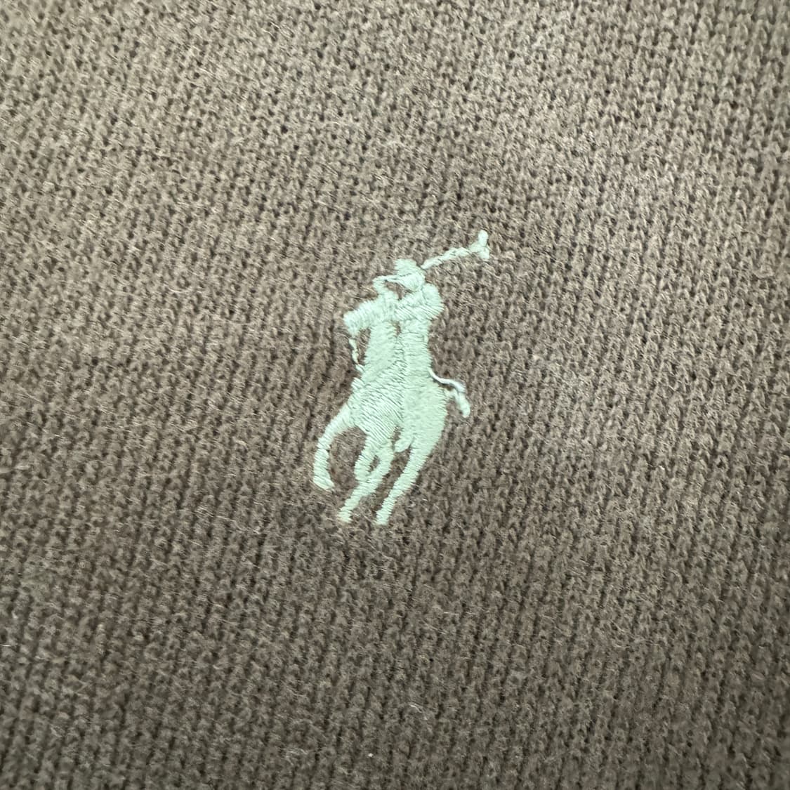 XL(110) 폴로 랄프로렌 브라운 반집업 티셔츠  상품이미지3