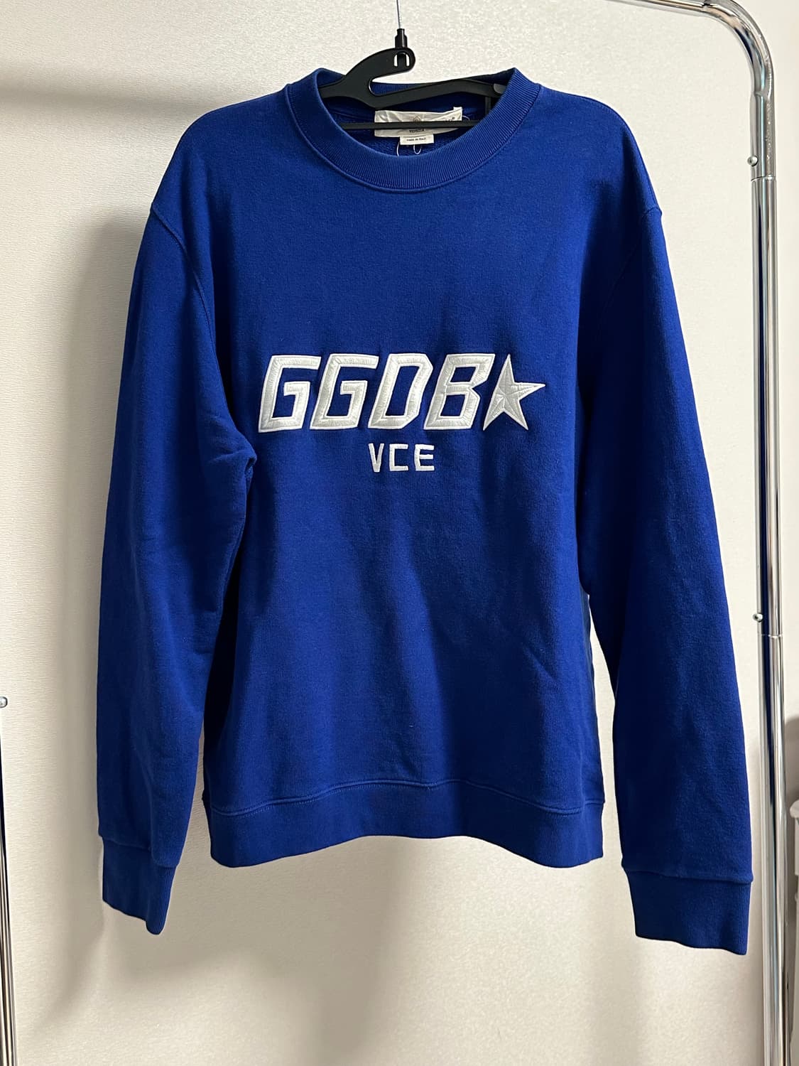 골든구스 맨투맨 XL 블루 상품이미지1