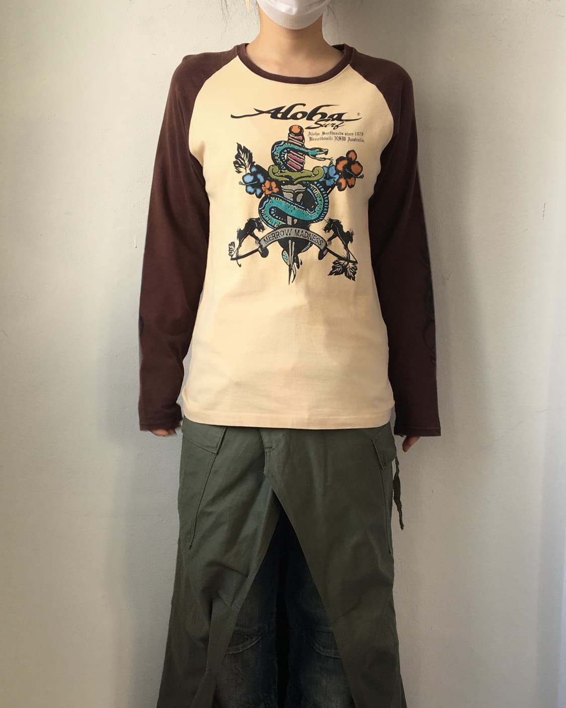 Printing point raglan sleeve 상품이미지5