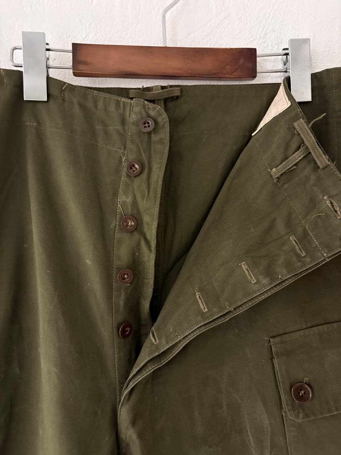 50's Royal Dutch Army Faded Canvas pant 상품이미지5