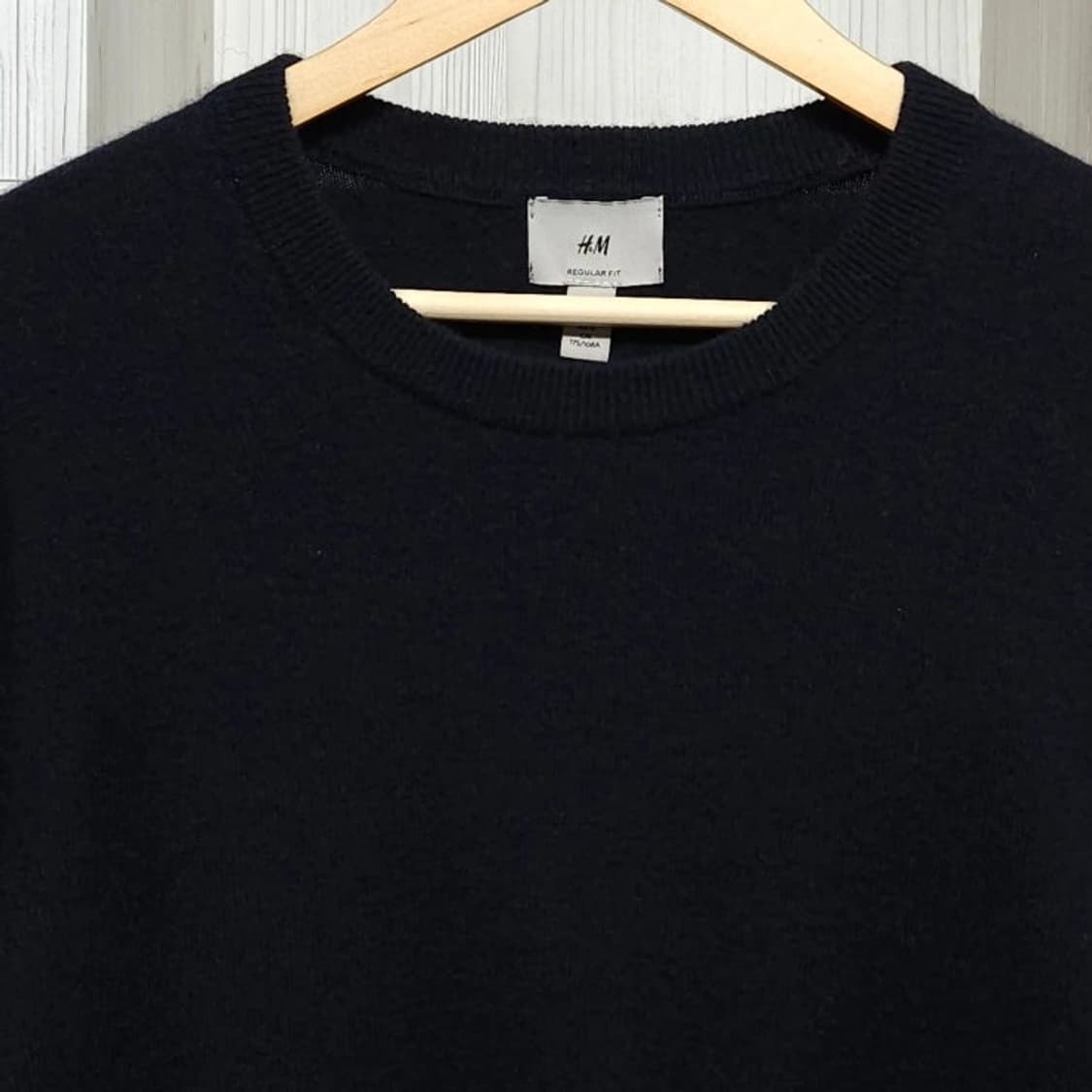 100)H&M 캐시미어100% 니트 네이비 상품이미지2