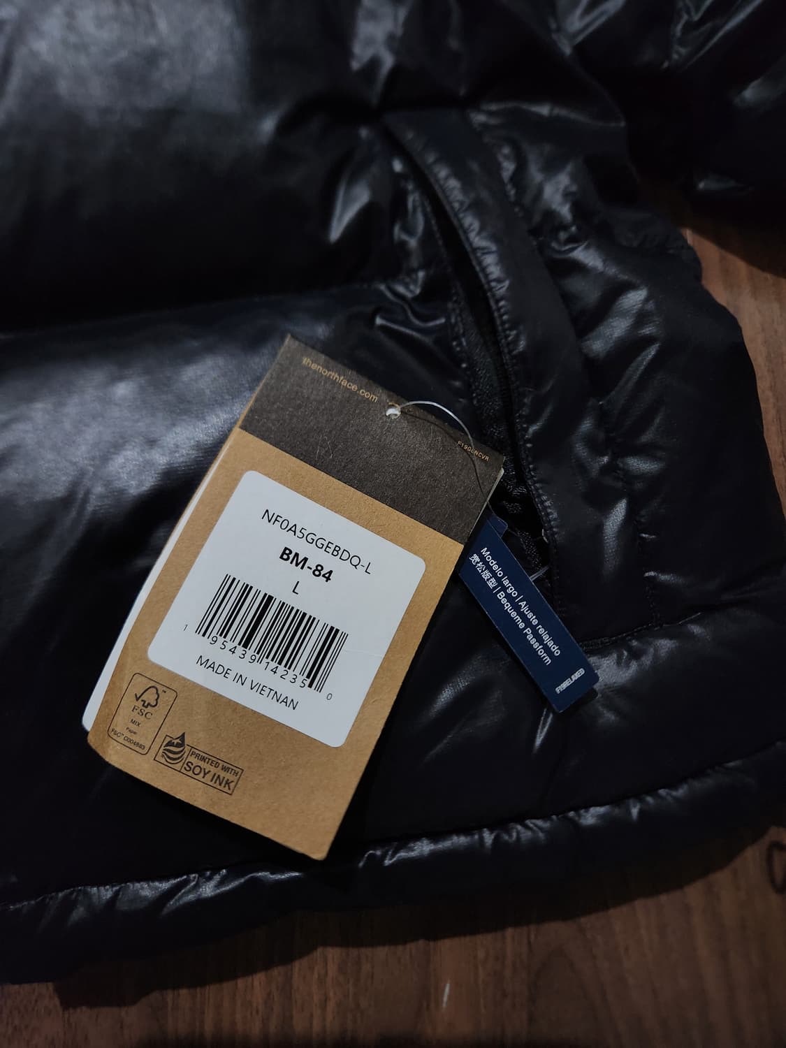 노스페이스 눕시 700 크롭 패딩 L 상품이미지6