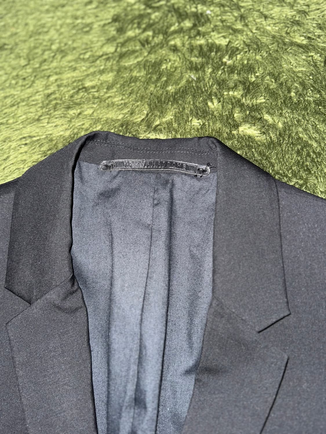 [50] 크리스 반 아쉐 13AW 더블 슬리브 블레이저 자켓 블랙 상품이미지3