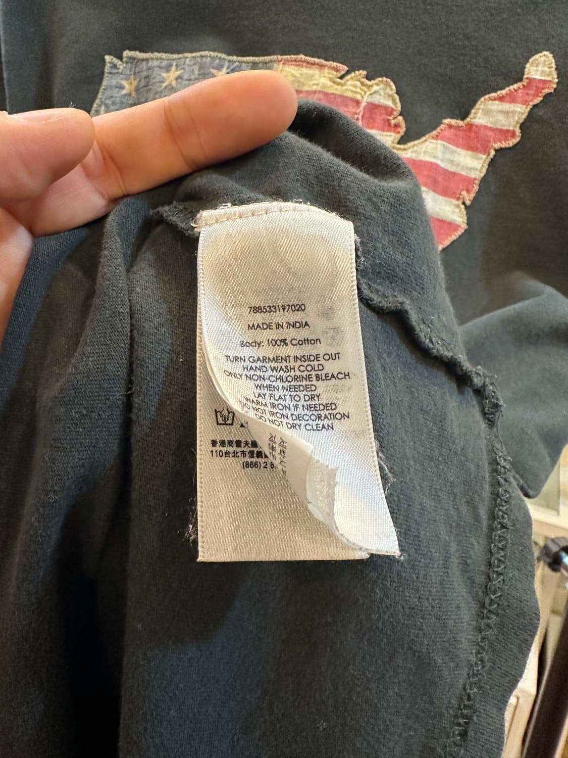 데님 앤 서플라이 랄프로렌 빈티지 미국 성조기 셔츠 XS 상품이미지4