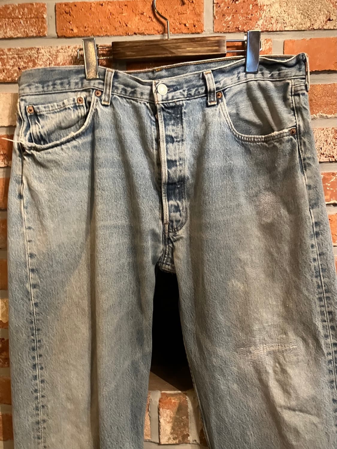 90s USA 빈티지 리바이스 501 데님 팬츠 상품이미지3