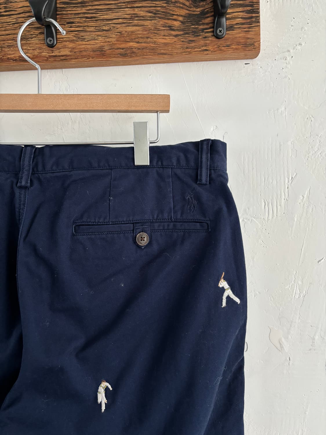 Polo 폴로 랄프로렌 QR신형 네이비 코튼 팬츠 상품이미지5