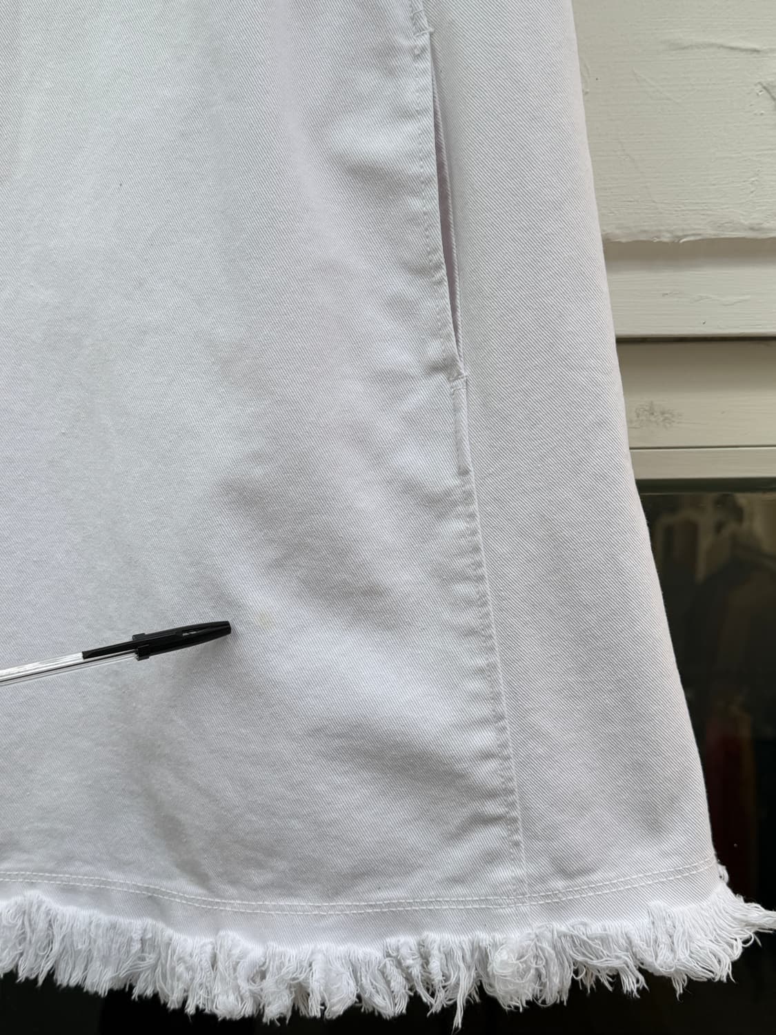 Beaker 비이커 데님 화이트 반팔 원피스 000 상품이미지4