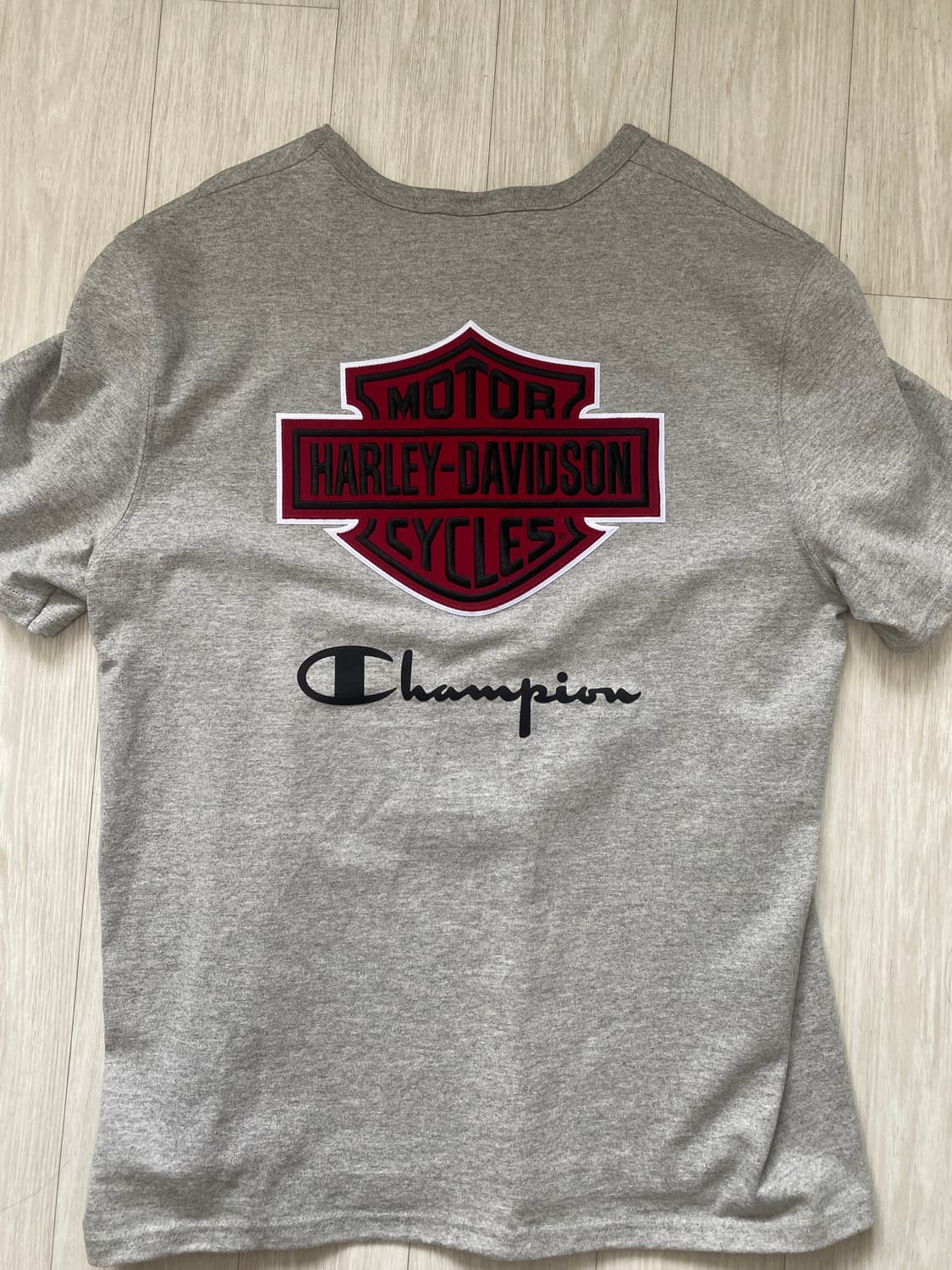 챔피온x할리데이비슨 티셔츠 상품이미지1