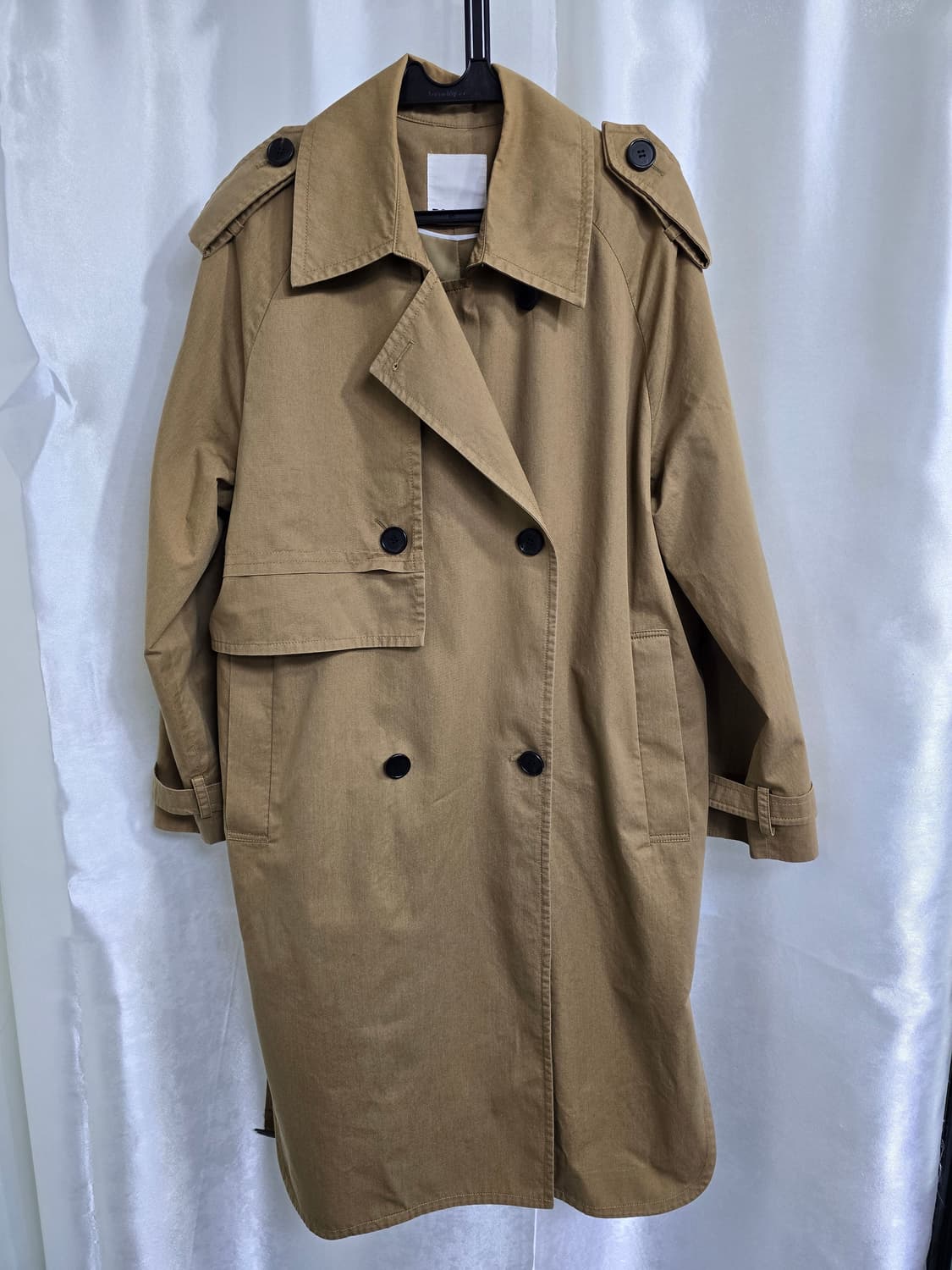 톰보이 베이지색 트렌치 코트 (1554) 상품이미지1