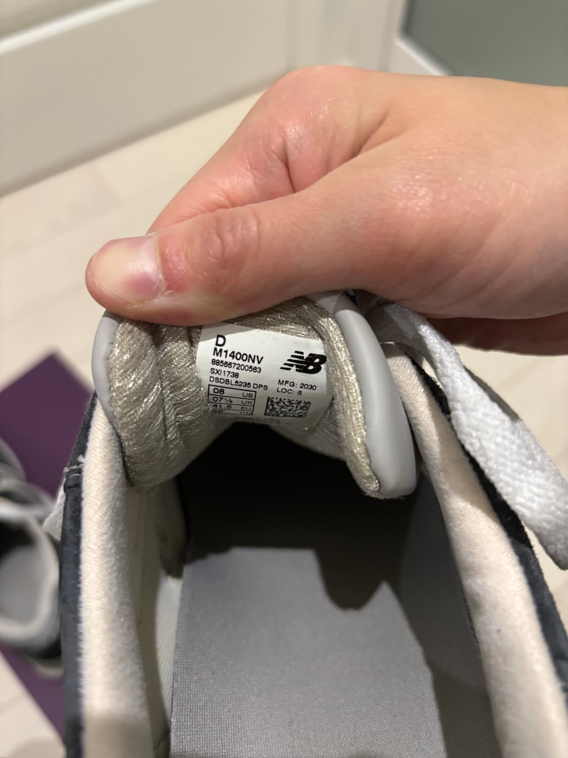 뉴발란스 made in usa m1400nv 네이비 260 팝니다 상품이미지2