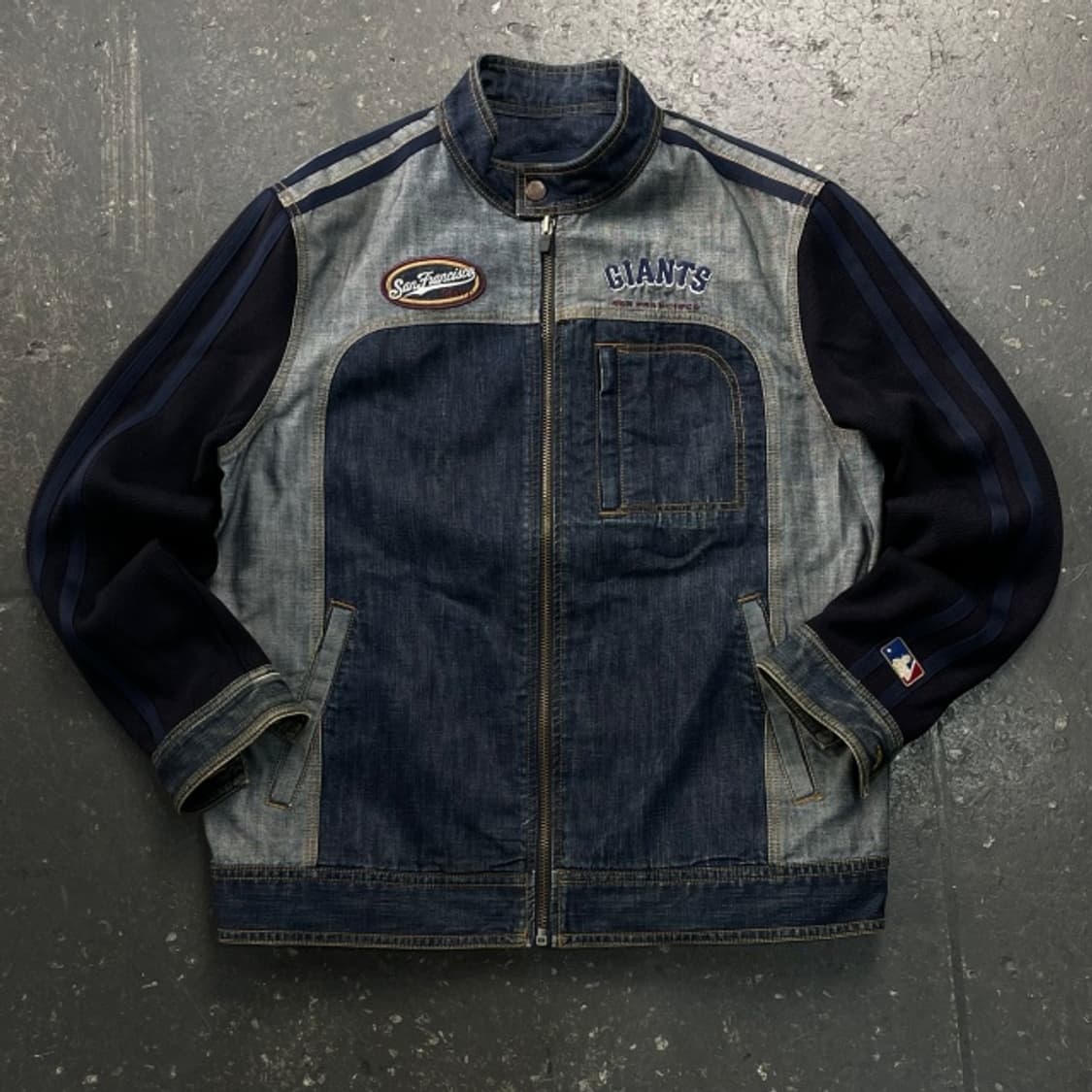 100 MLB 레이싱 데님자켓 상품이미지1