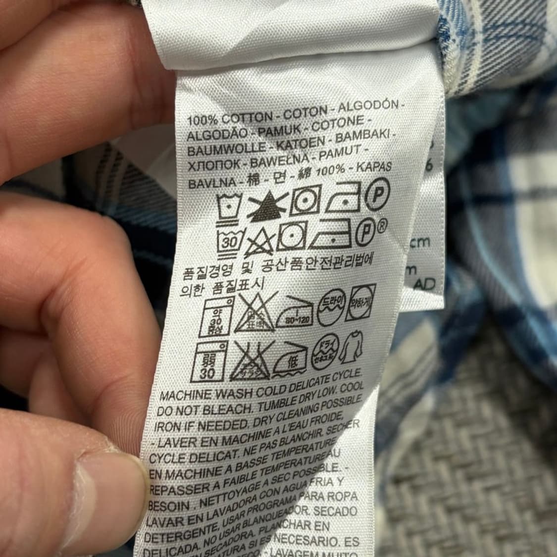 리바이스 웨스턴 체크 셔츠 v1880 상품이미지6