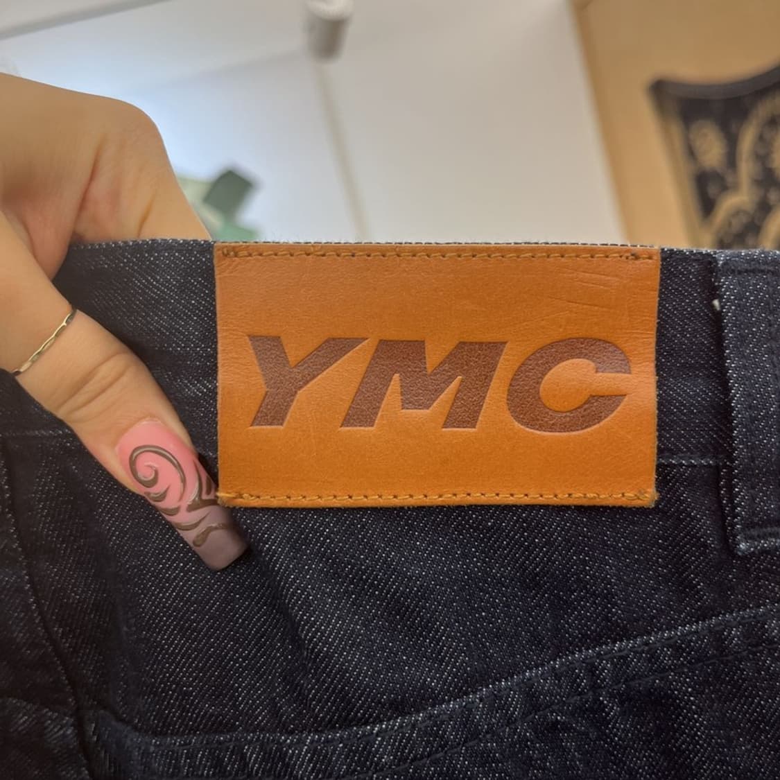 YMC 빈티지 모던 캐주얼 시크 진청 데님팬츠 5 C11641 상품이미지5