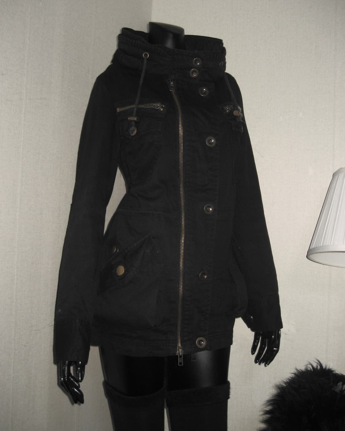 INGNI 잉그니 하이넥 투지퍼 집업 오네갸루 펑크 상품이미지5