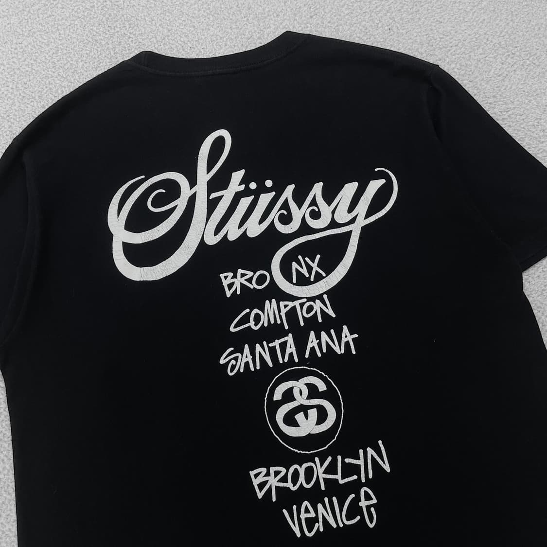 스투시 Stussy 월드투어 반팔티 블랙 상품이미지3
