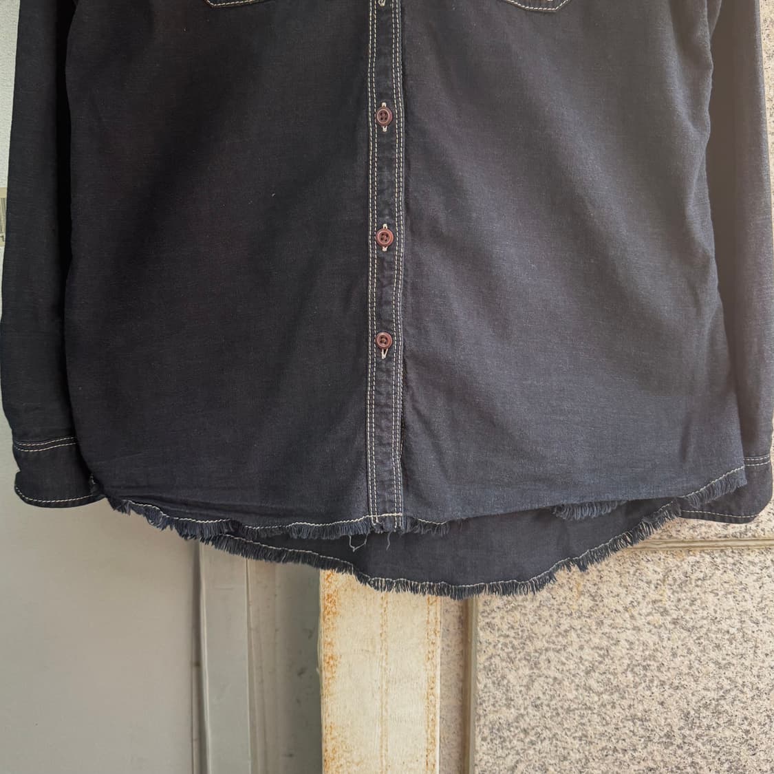 할리데이비슨 스터드 데님 포켓 셔츠 상품이미지4