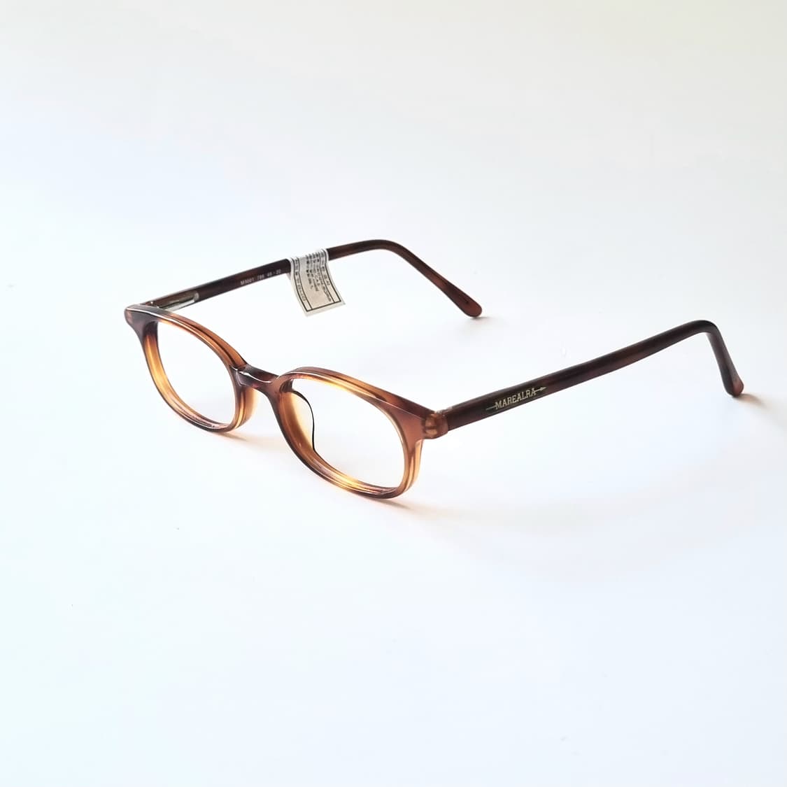 데드스탁 빈티지 브라운 호피 오벌 프레임 안경 770 상품이미지4